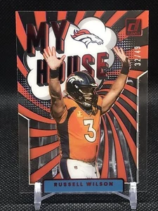 2022 Panini Donruss Clearly My House Russell Wilson Red /49- Denver Broncos MH-6 - Picture 1 of 3