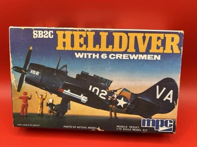 De colección MPC WWII SB2C HELLDIVER con 6 Crewmen 1:72 1975 Modelo Kit En muy buen estado++ Foto 1 de 4