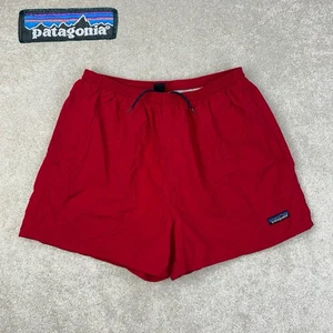 Vintage 90’s Patagonia USA Herren Baggies rot gefüttert Nylon 4 in Wandershorts L - Bild 1 von 18