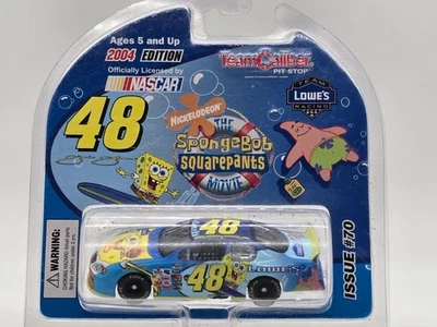 2004 Team Caliber Jimmie Johnson The Spongebob Squarepants Movie Issue #70 1/64 - Image 1 of 4