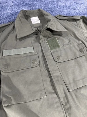 Jaqueta Mecânica Militar Masculina Exército Francês Vintage UGECOMA 92 LPM - Imagem 1 de 4