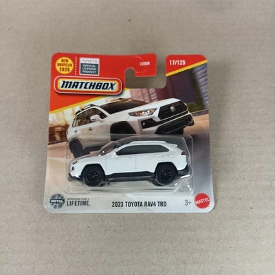 2025 Matchbox 2023 Toyota Rav4 TRD White #17 Short Card  - Image 1 of 3