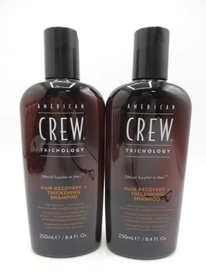 AMERICAN CREW HAIR RECOVERY + THICKENING SHAMPOO 8.4 oz (Lot of 2) - Image 1 of 2