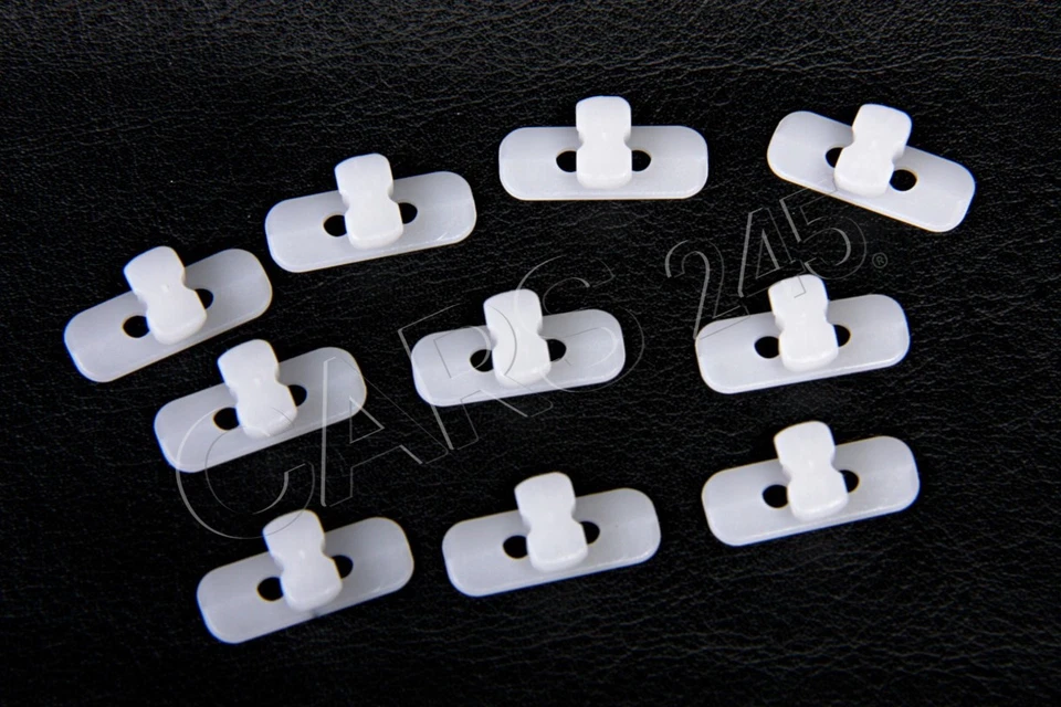 Clips originales Mercedes W124 para puerta delantera trasera panel superior x10 A0069887478 Foto 1 de 2