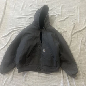Chaqueta Carhartt Para Hombre 4XL Gris J140GVL Capucha Lona Forro Acolchado Hecha en EE. UU. - Imagen 1 de 7