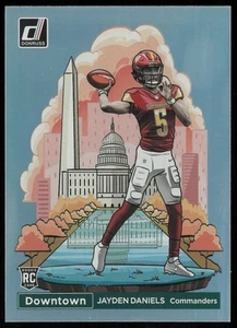 2024 Panini Donruss Football Downtown! Jayden Daniels RC Rookie - Picture 1 of 2