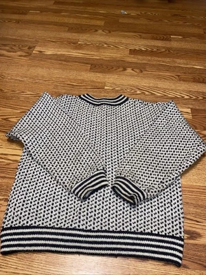 Vintage LL Bean Birdseye Sweater Men’s Medium Wool Made In Norway - Image 1 of 4