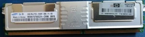 HP Server RAM 8GB DDR2 PC2-5300F ECC FB-DIMM P/N 398707-051 Kit 4x2GB - Foto 1 di 1