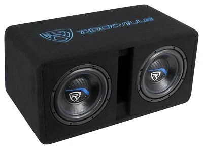 Subwoofers para automóvil Rockville DV10K52 dobles 10" K5 2400 W + caja de subconjunto ventilado/2 ohmios Foto 1 de 4