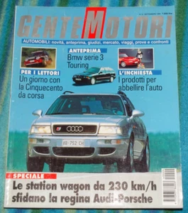 GENTE MOTORI MENSILE DI AUTOMOBILISMO SETTEMBRE 1994 - Foto 1 di 1