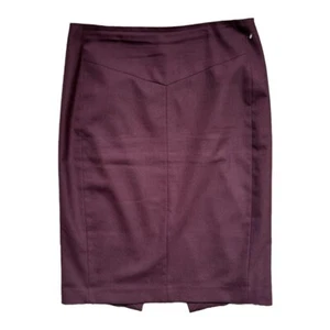 REISS “Lissia” Textured Pencil Skirt Berry Size UK 12 US 8 EU 40 Business Formal - Picture 1 of 3