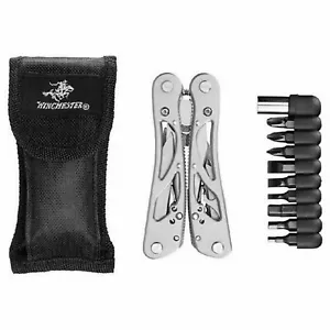 Winchester Licensed 9 Features Winframe Multi tool 41473 +Tool Bits & Sheath - Picture 1 of 4