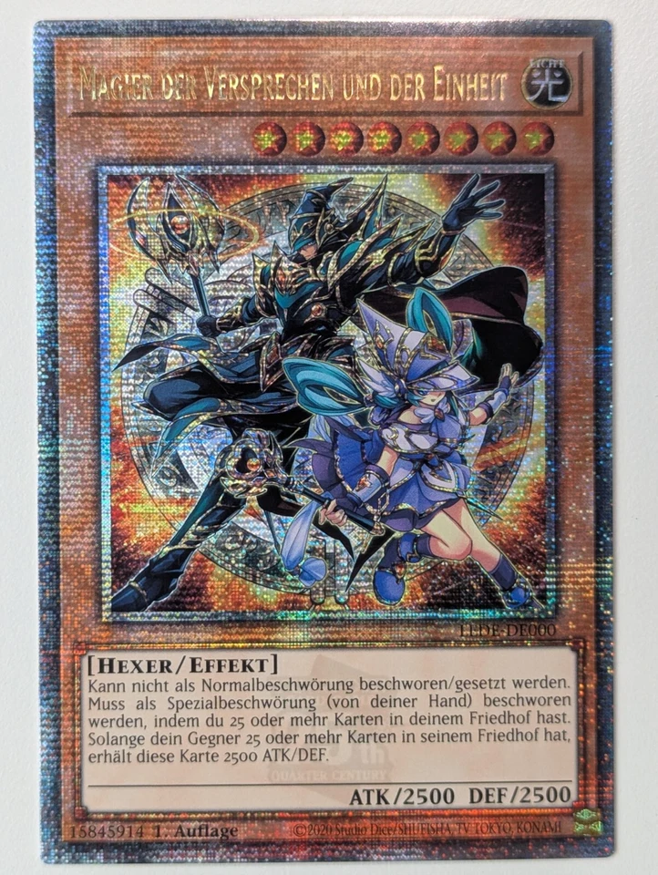 Magier der Versprechen und der Einheit LEDE-DE000 Quarter SCR NM DE YUGIOH - Bild 1 von 1