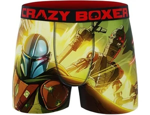 Star Wars Underwear Mens Large 36-38 Crazy Boxer Briefs the Mandalorian IG-11 - Picture 1 of 4