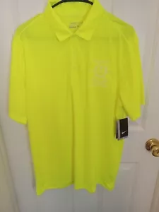 Camisa Fairway & Greene Adulto Grande 2019 Plant Barry Apso Charity Golf Amarillo Neón - Imagen 1 de 16