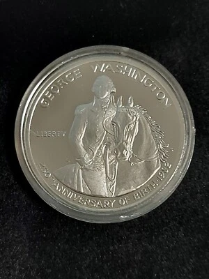  George Washington 90% Silver Commemorative Proof Half-dollar  - Image 1 of 4
