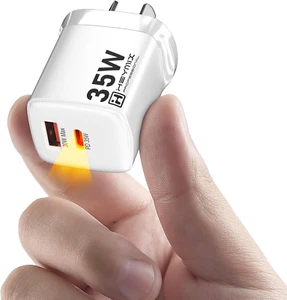 HEYMIX 35W Gan Charger, USB-C Fast PD Wall Charger, 30W/25W/20W/18W/15W QC3.0 US - Picture 1 of 6