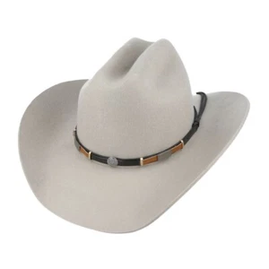 Western Cowboy Hat 100% Wool Felt – Men’s American Cattleman Ranch Rodeo Hat - Picture 1 of 22