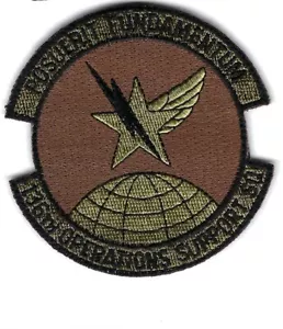 PATCH USAF 136TH OPERATIONS SUPPORT SQ OSS TEXAS AIR GUARD DB-12 - Bild 1 von 1