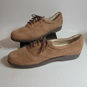 Zapatos con cordones SAS Tripad Comfort de gamuza nobuck marrón Oxford para mujer talla 8,5S EE. UU. - Imagen 1 de 9