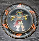 Decorative Southwest Kachina Plate By Ceramist Eduardo Segovia Ecuador