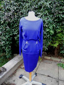 Moschino Cheapandchic lila 2-teiliger Damenanzug Größe 12 - Bild 1 von 7