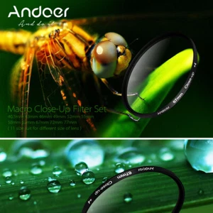 Andoer 67mm Macro Close-Up Filter +1+2+4+10 for Nikon Canon Tamron Sigma DSLRs - Picture 1 of 10