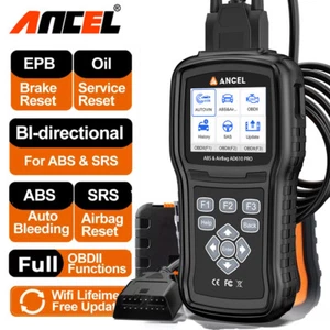 ANCEL AD610 PRO OBD2 Scanner Diagnostic Tool ABS Bleeding SAS SRS EPB OIL Reset - Picture 1 of 14