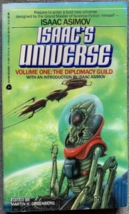 ISAAC'S UNIVERSE, VOLUME ONE: THE DIPLOMACY GUILD 1990 1st AVON PAPERBACK PRINT - Picture 1 of 10