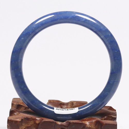 VALENTINO Bracciale 57mm Certificato Grado A 100% Naturale Lavanda Giada Blu 43954