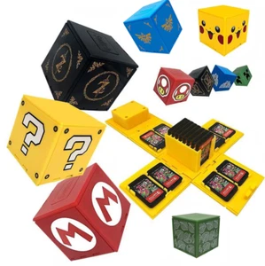 Nintendo Switch Game Card Cube 16-in-1 Foldable Storage Case - Picture 1 of 18