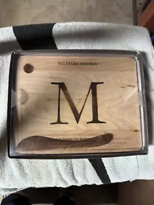 Williams Sonoma M monogrammiertes Käseschneidebrett - Bild 1 von 4