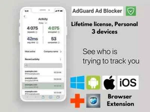 AdGuard Lifetime Key - Up to 3 Devices | Ad Blocking, Privacy & Parental Control - Bild 1 von 6