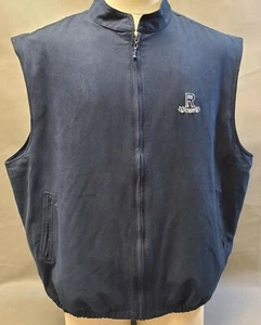 Monterey Club Brand The Reserve Full Zip Golf Vest Jacket Blue Size XL ~ Used - Picture 1 of 8