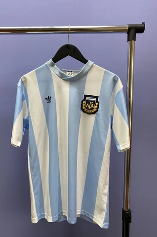 Adidas Argentina 1992 #10 Maradona Home Football Shirt Soccer Jersey Size M Cover