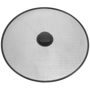 Stainless Steel Pot Lid Frying Screen Splatter Guard Bacon Grease - Picture 1 of 12
