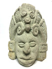 Maya/Mayan Beautiful carved bust of deity - Owned by Ambassador estate over 13”