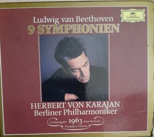 Beethoven: The 9 Symphonies (CD, Feb-1990 5 Discs Deutsche Grammophon) FREE SHIP - Picture 1 of 3