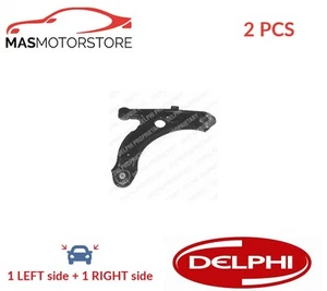 LH RH TRACK CONTROL ARM PAIR FRONT DELPHI TC787 2PCS I NEW OE REPLACEMENT - Picture 1 of 5