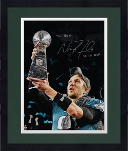 Framed Foles, Nick Auto Personalized (eagles/sblii) 16x20 Photo - Picture 1 of 1