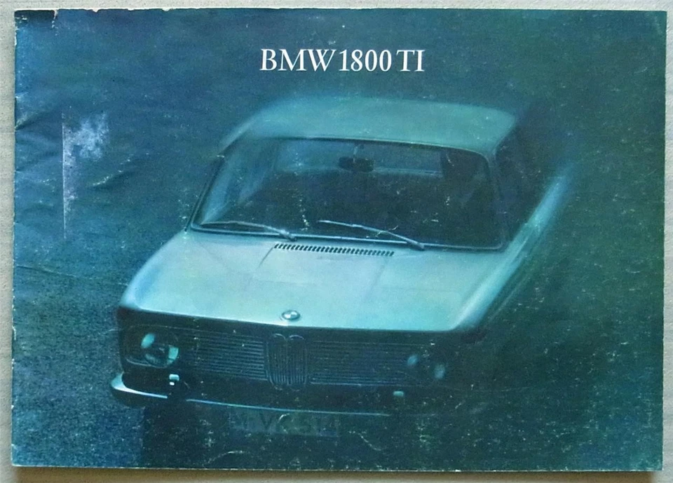 Folleto de venta de autos BMW 1800 TI 1965-66 #12189 E 50 III/66 Foto 1 de 4