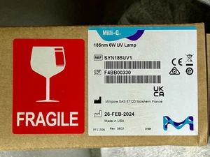 Millipore UV Lamp SYN185UV1  185mm 6w UV Lamp Factory Sealed New Old Stock - Picture 1 of 9