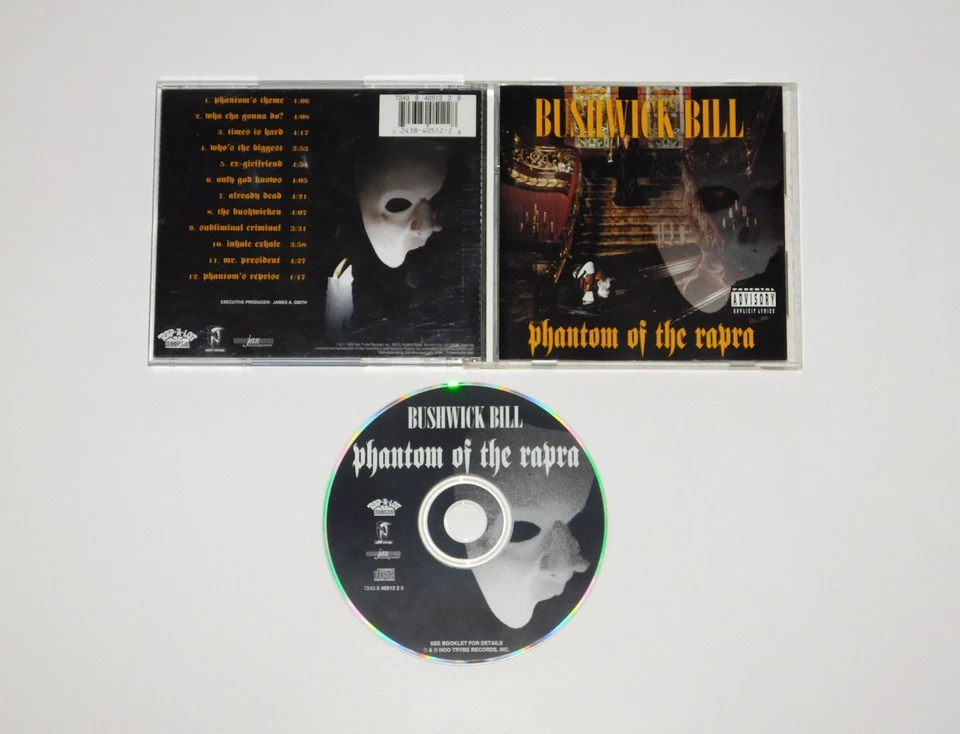 Bushwick Bill -Phantom Of The Rapra CD (1995) Rap-A-Lot Mike Dean Mad CJ Mac Foto 1 de 1