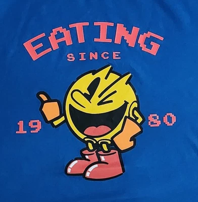 Camiseta masculina colecionável Pac-Man X Giordano tamanho grande old school gamer - Imagem 1 de 4