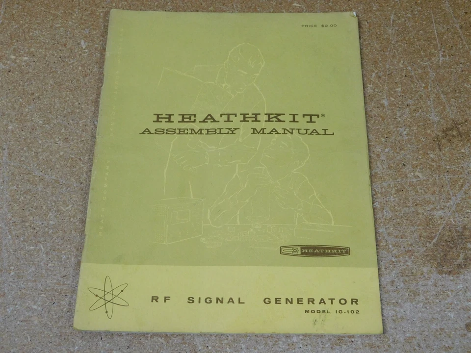 Heathkit IG-102 RF Signal Generator User Manual + Schematics (original) - Image 1 of 1