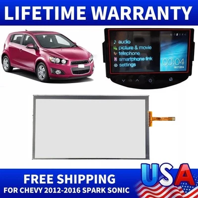 7" Touch Screen Digitizer Glass for Chevy Sonic Spark 12-16 MYLINK LA070WV1-TD05 - Image 1 of 4