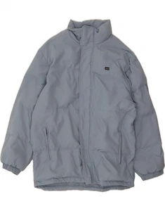 Chaqueta acolchada para hombre ASICS Reino Unido 42 XL azul poliéster BH01 - Imagen 1 de 4