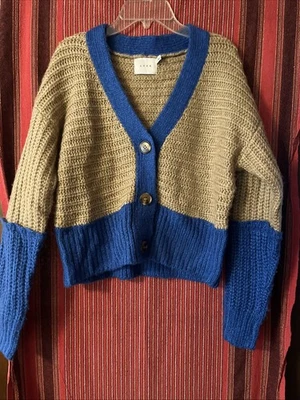 LUSH Women's Cardigan, Size S, Two Tone, Long Sleeve, Perfect Condition - Image 1 of 4