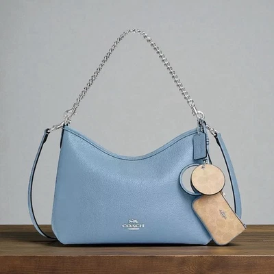 Bolsa de ombro COACH CBI94 Laurel espelho charme e bolsa piscina/areia - Imagem 1 de 4