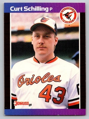 Donruss 1989 - Curt Schilling #635 *Denota* junto al rendimiento (RC) Foto 1 de 2